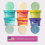 Vitamin B5 Shampoo & Conditioner Bar Set Bundle – Citrus Essential Oils + Argan Oil – Volumizing, Nourishing & Strengthening – Sulfate & Paraben Free – 7.8oz