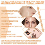 3 Colors Correcting Concealer Makeup Cream Contour Palette,Cream Makeup Palette,Contouring Foundation Highlighting Concealer Palette with Bursh,Professional Concealer Foundation Palette for Women