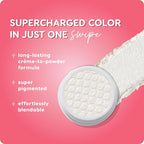 ColourPop Super Shock Shadow - High-Pigment, Crème-Powder Eye Makeup - Single Glitter Eyeshadow with Minimal Fallout and Unique Bouncy Texture - Metallic Icy White Eyeshadow - Tassel (0.07 oz)