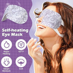 50 Packs Steam Eye Mask for Dry Eyes Spa Warm Sleep Eye Mask Self Heating Disposable Eye Masks for Home Office Travel Eyestrain Relieve (Lavender Scent)