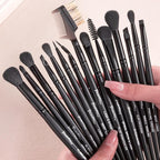 Bueart Design 15Pcs Professional Eyeshadow Brush Set For Eye makeup Blending,Brow grooming,Concealing,eyeshader, With premium ultra soft synthetic vegan Hair