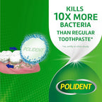 Polident 3 Minute Antibacterial Dental Appliance Cleanser Tablets, 90 Count (2 Pack)