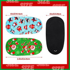 Newcotte 12 Pcs Eye Patch for Kids Girls Boys Reusable Eye Patch for Glasses over the Lens Colorful Eye Patch Toddler Eye Patch Adorable Kids Eye Patches Assorted Eye Patch Cover (Snowman)