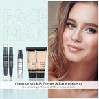 All in One Makeup Kit for Women Full Kit Includes Palette Foundation & Face Primer, Makeup Brush Makeup Sponge, Eyebrow Soap, Winged Eyeliner Stamp 20 Colors Eyeshadow Gift Set for Women, Girls & Teen