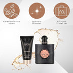 Black Opium by Yves Saint Laurent Eau de Parfum Spray 50ml & Shimmering Moisturising Fluid 50ml