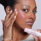 Wander Beauty On-the-Glow Blush and Illuminator - Dusk/Nude Glow - 7-in-1 Hydrating Cream Blush & Highlighting Stick - Stick Blush for Cheeks, Lip, Face & Body - Highlighter Makeup & Blush - 0.4 oz