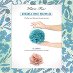 Spongentle Premium Deep Cleansing Loofah Sponge for Radiant Skin, Pack of 4, Bath and Shower, Exfoliating Body Scrubber, Beautiful Colors for Women and Men
