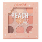 ColourPop Eyeshadow Palette - Eye Makeup Palette with Matte, Metallic, Matte Sparkle & Glitter Finishes - High-Pigment Eye Makeup with a Long-Wearing Formula - Peach Out (0.3 oz)