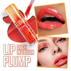 3 Colors Duck Lip Plumper Gloss,High Pigment Plumping Lip Gloss,Hydrating Lip Glow Oil, Lip Balm for women, Vegan Lip Makeup,Lip Stick Set for Women.Lip Care Oil Set.(Set A)