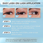 Ardell Seamless Underlash Lash Extension Kit - DIY Lash Clusters, Faux Mink L Curl Individual Lashes, Eyelash Extension for Natural Look Lash Kit, 32 Count, 1-Pack