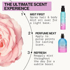 Pacifica Hair Perfume & Body Fragrance Spray Mist - Dream Moon with Bergamot, Pear, Pink Rose, Coconut, Vanilla, Sandalwood & Patchouli – Alcohol-Free, Vegan & Cruelty-Free, 5 oz (1 Count)