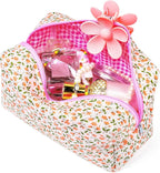 Soidram pink makeup bag floral