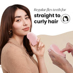 Tangle Teezer Original Detangler Brush, Dry & Wet Travel Size Mini Hair Brush, for Kids & All Hair Types, Millennial Pink