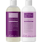 Aromatherapy Lavender Shampoo and Conditioner Set - Paraben and Sulfate Free Shampoo and Conditioner for Women with Chamomile Panthenol Jojoba Oil plus Cleansing and Calming Lavender Essential Oil