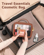 Clear makeup bag, portable travel