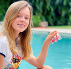 MISS NELLA-Peel Off, Odour Free, Water Base & Safe for kids nail polish pack of 3 (PINK GLITTER ATTACK)