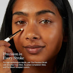 Ogee Precision Brush - Professional Quality, Ultra-Soft Tapered Vegan Bristles for Flawless Makeup Application