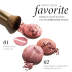 LAURA GELLER NEW YORK Angled Blush Brush with Black Wooden Handle & Dense Bristles for Makeup Application