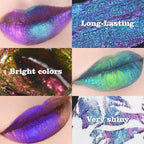 Super Stay Lip Gloss,Multichrome Colorstay Overtime Lipcolor,Highly Pigmented Instant Glitter Liquid Lip Makeup,0.12 Fl Oz (03, 3.5ml)