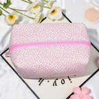 Soidram quilted makeup bag floral