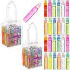 Expressions girl 24pc Roll On Lip Gloss Set with Carrying Case, Glossy Lip Make-up for Kids and Teens - Fruity Flavors, Non Toxic, Kid Friendly, Party Gift, Best Friends