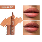 Palladio Lip Stain, Hydrating and Waterproof Formula, Matte Color Look, Longlasting All Day Wear Lip Color, Smudge Proof Natural Finish, Precise Chisel Tip Marker, Nude