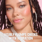 Revlon Glimmer Blush Drops, Liquid Blush for Cheeks, Liquid to Velvety Powder Finish, Glowy, High Pigment, 101 Coralicious, 0.32 fl oz