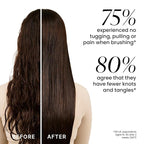 Tangle Teezer Large Ultimate Detangler Hairbrush for Wet & Dry Hair, Eliminates Knots & Reduces Breakage for Long, Thick, & Curly Hair Types, Black Gloss