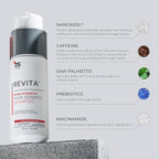 DS Labs Revita Extra Strength Shampoo - High-Performance Hair Density Shampoo, Volumizing & Thickening, Fuller Looking Hair, Saw Palmetto, Sulfate & Silicone Free, For Men & Women, 205mL