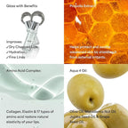 ENTROPY Makeup Charm Ultra Glossy Lip Serum, Nourish Lip Care with Amino Acid Complex, Hydrating, Cooling Care, Non-Sticky, High Shine Finish, Crystal Clear