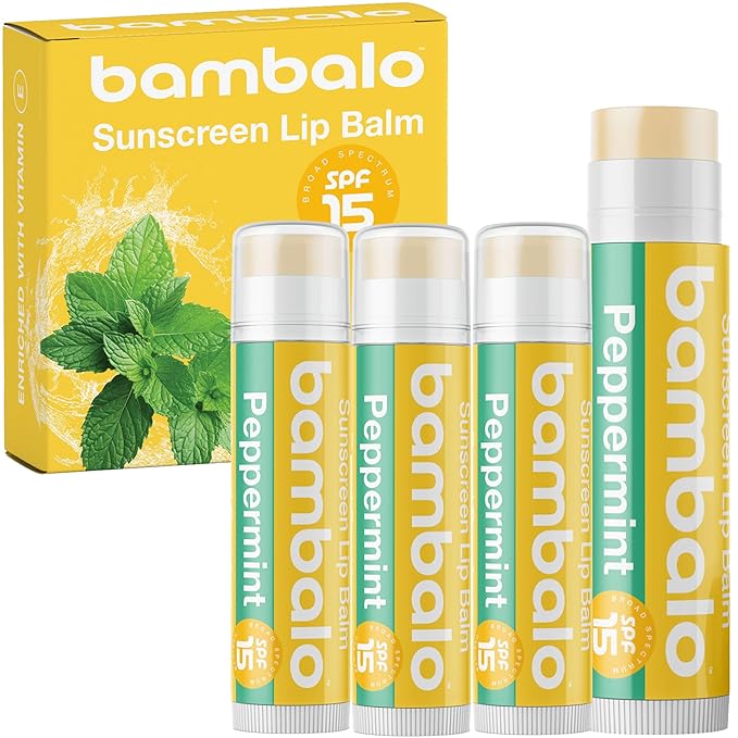4-Pack Peppermint SPF 15 Lip Balm