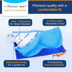 Heated Eye Mask | Moist Heat Eye Compress Relief for Dry Eyes, Imitated Eyes, Pink Eyes | Microwave Activated Dry Eye Therapy Mask