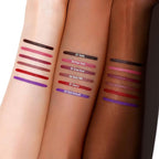 Oulac Red Retractable Lipliner Pencil 2in1 Waterproof Makeup Stick for Lip Liners and Eye Liners, Smooth and Creamy, Long Lasting Matte Finish, Vegan Beauty, 07 Cherry