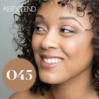 AEROBLEND Airbrush Foundation Makeup (O45) Professional, Water-Based, Buildable, Long-wearing, For all skin types, 1 oz