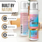 Self Tanner Dark Mousse - Fast-Acting, Anti-Cellulite, Natural Glow, Enriched with Aloe Vera & Coconut, Streak-Free & Trusted Tan, No Fake Tan Smell, Vegan & Cruelty-Free Self Tanning, 6.7 Fl Oz