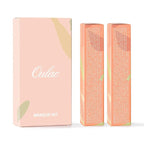 Oulac Moisturizing Shine Lipstick For Women Christmas Set 2PCS, 2 in 1 Tinted Lip Balm for Winter, Hydrated Juicy and Glossy Lip Color for Dry, Cracked and Chapped Lips, Vegan [S03+S05]