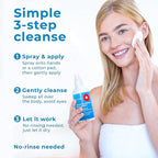 Hypochlorous Acid Spray (8oz, Reduces Acne), Targets Bacteria - HOCL Facial Cleanser Acne Spray for Face, Body, Eczema, Pimples, Breakouts & Overall Skin Recovery (Reduces Redness)