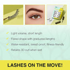 Ardell Active Lash - Speedy, False Eyelashes, Water-Resistant, Lightweight, Strip Lashes, 4 Pairs, 1-Pack