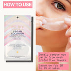 Pacifica Undereye & Smile Mask Set – Vegan Collagen Hydro Treatment with Hyaluronic Acid, Hydrating for Dark Circles, Dry & Combination Skin, Vegan & Cruelty-Free, 2 Pieces