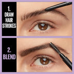 Maybelline Brow Ultra Slim Defining Eyebrow Makeup Mechanical Pencil With 1.55 MM Tip And Blending Spoolie For Precisely Defined Eyebrows, Light Blonde, 0.003 oz.