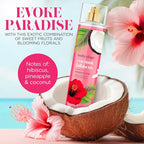 Bodycology Long-Lasting Fragrance Body Mist, Coconut Hibiscus, 8 fl oz