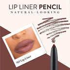 Mented Cosmetics Lip Liner for Women, Dark Brown Lipliner Lip Pencil, Waterproof Lipliner, Vegan + Cruelty Free Makeup, M5