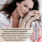 Runway Rogue Designer Liner Lip Pencil, Matte Crimson Dark-Red Lip Liner Pencil and Lip Liner Sharpener, ‘In the Press’