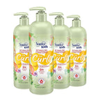 Suave Kids Natural Sweet Almond Honey Curly Hair Detangling Conditioner, Tear Free, No Parabens, No Dyes, 16.5 Oz Pack of 4