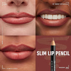 NYX PROFESSIONAL MAKEUP Slim Lip Pencil, Long-Lasting Creamy Lip Liner - Mahogany