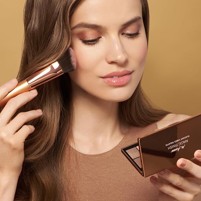 M. Asam Magic Finish Elegant Vibes Palette (8 x 0.03 oz + 1x 0.14g) - Eye Shadow Palette, 8 Harmonizing Eyeshadow Shades & Blush, High Color Payoff, Satin-touch Texture, Enriched With Vitamin E