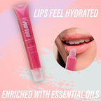 EXPRESSIONS 12pc Lip Oil Set –Hydrating Lip Care with Vitamin E | Fruit Flavored Lip Gloss For Girls, Safe and Non-Toxic Lip Gloss Gift Set For Girls