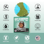 Otter co. Anti Dandruff Tea Tree Shampoo Bar – Nettle, Zinc, Green Tea, Apple Cider Vinegar, Anti Fungal Shampoo – Vegan, Natural, Cruelty & Sulfate Free – All Hair Types & Dry Scalp, USA Made