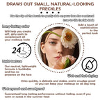 4 Colors Freckle Pen,Waterproof Freckle Makeup Pen,Lightweight Long Coffee,Chestnut,Dark Brown