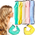 Aimin Hair Heatless Curlers, Soft Foam Hair Curlers To Sleep Tn, Satin No Heat Hair Curlers For Long Hair, Sponge Overnight Heatless Curls Hair Rollers (30 pcs, candy color) … …